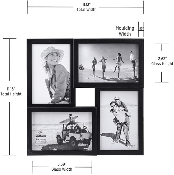 Easy Deliver 4pcs Metal Floating Picture Frame for8 x 12 Canvas Oil Painting