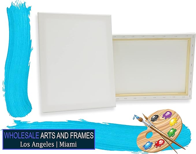 Easy Deliver 10 pcs Canvas White Picture Frame for 16 x 24 Canvas Oil Painting