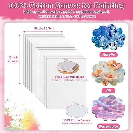 Easy Deliver 10 pcs Canvas White Picture Frame for 16 x 24 Canvas Oil Painting