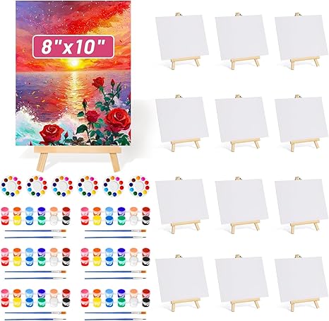 Easy Deliver 10 pcs Canvas White Picture Frame for 16 x 24 Canvas Oil Painting