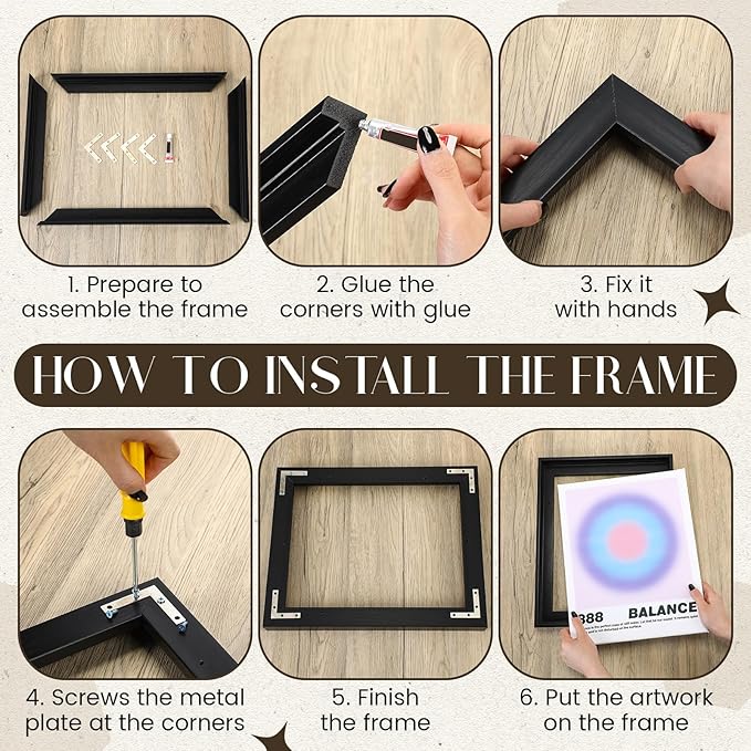 Easy Deliver Metal Floating Picture Frame for 24 x 36 Canvas Oil Painting